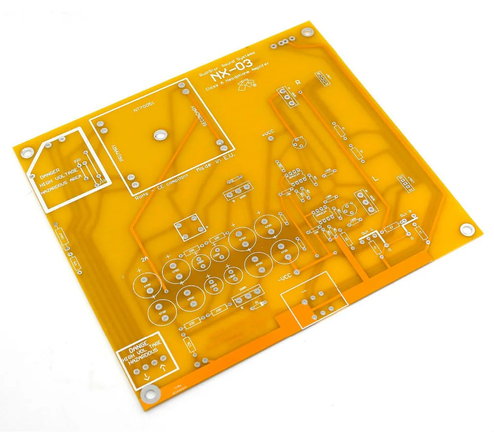 Бесплатная доставка печатная плата усилителя класса a Rudi NX03 с гравировкой|headphone