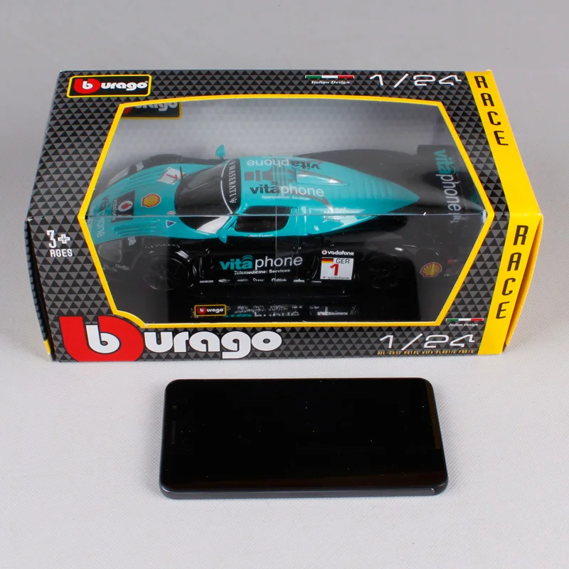 Bburago 1:24 Maserati MC12 Трековый автомобиль спортивный литая модель автомобиля