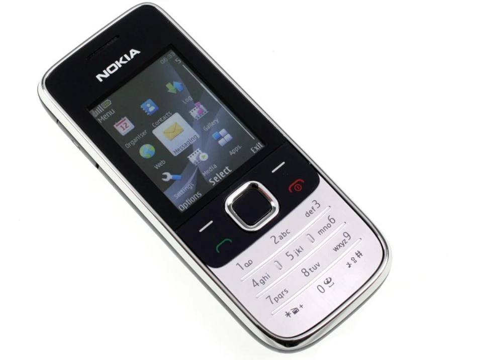 Nokia 2730 классический разблокированный мобильный телефон 2730c 3g четырехдиапазонный 2-мегапиксельная камера Восстановленный сотовый телефон черный красный