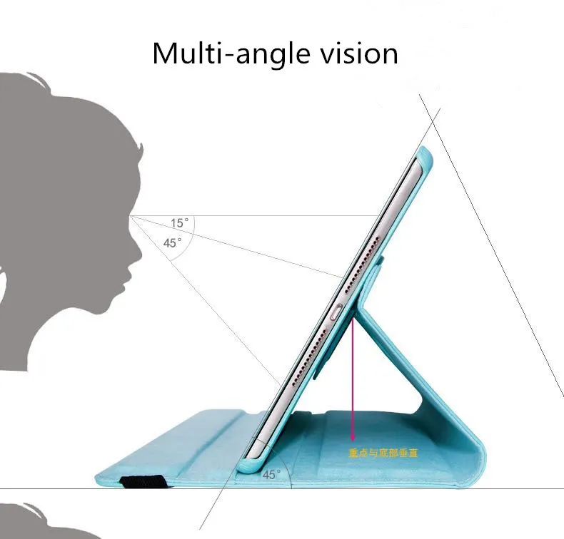 Роскошный чехол из искусственной кожи с поворотом на 360 градусов для Apple iPad Pro 10 5