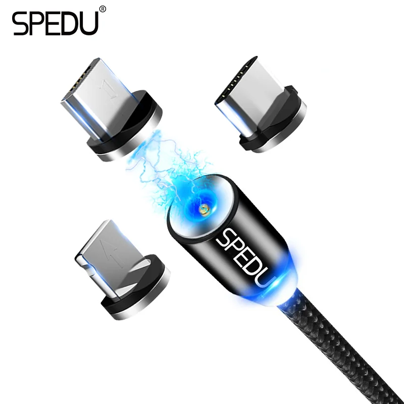 Зарядное устройство для телефона spedu автомобильное зарядное USB Магнитный кабель