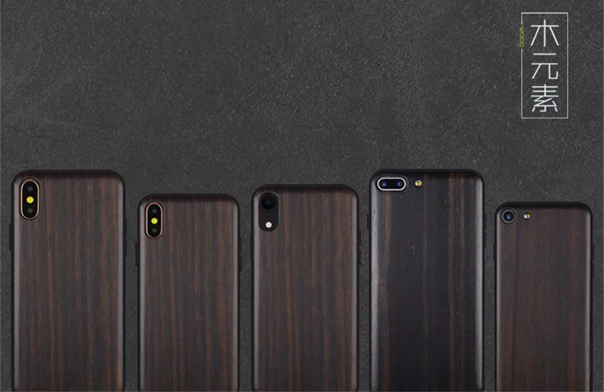 Чехол с изображением деревянного черепа для iPhone XR, iPhone XS Max, роскошный чехол из черного дерева, задняя крышка из ТПУ для iPhone XS, X, 8, 7 plus, деревянный чехол для телефона s