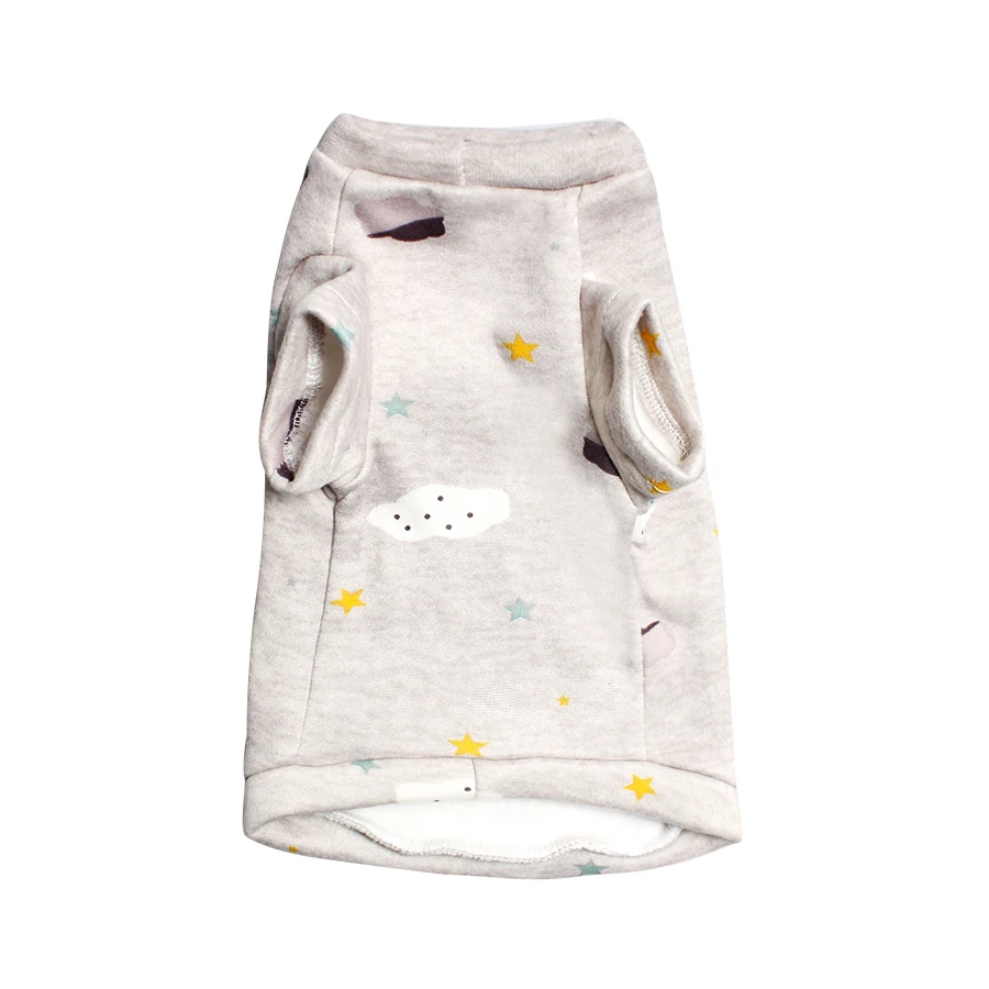 XS XL пальто с рисунком кота осенне зимняя одежда для домашних питомцев теплая