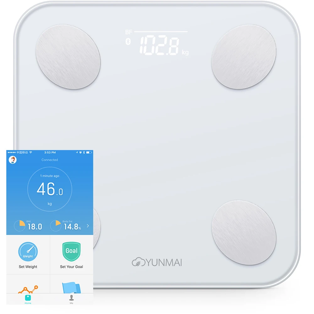 YUNMAI Mini 2 контроль жировой массы весовой баланс умные напольные весы