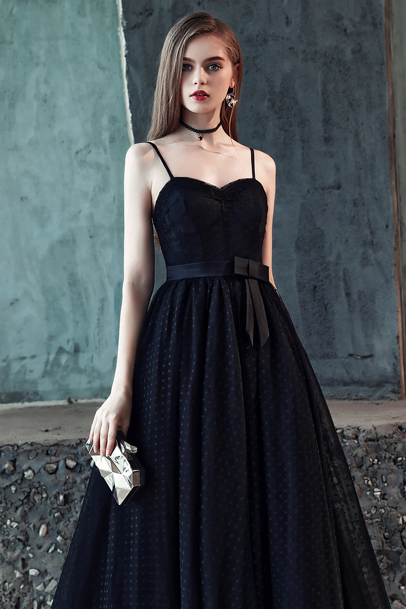 Женское вечернее платье до пола SSYfashion элегантное Тюлевое на бретельках с