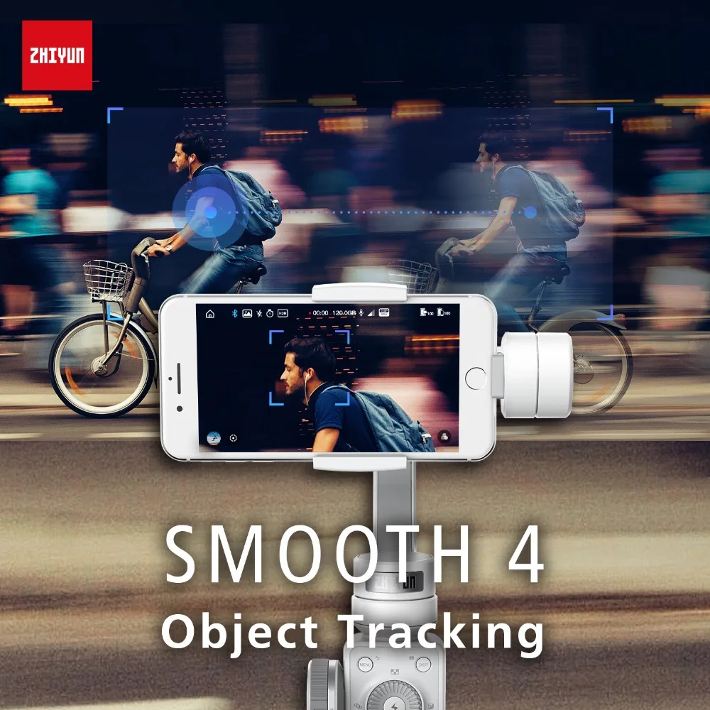 ЕС, Австралия, США, расположение) Zhiyun Smooth 4 3-осевой ручной шарнирный стабилизатор для камеры GoPro w для наушников с микрофоном для iPhone X, 8, 7 плюс 6 samsung S8+ S8 S7