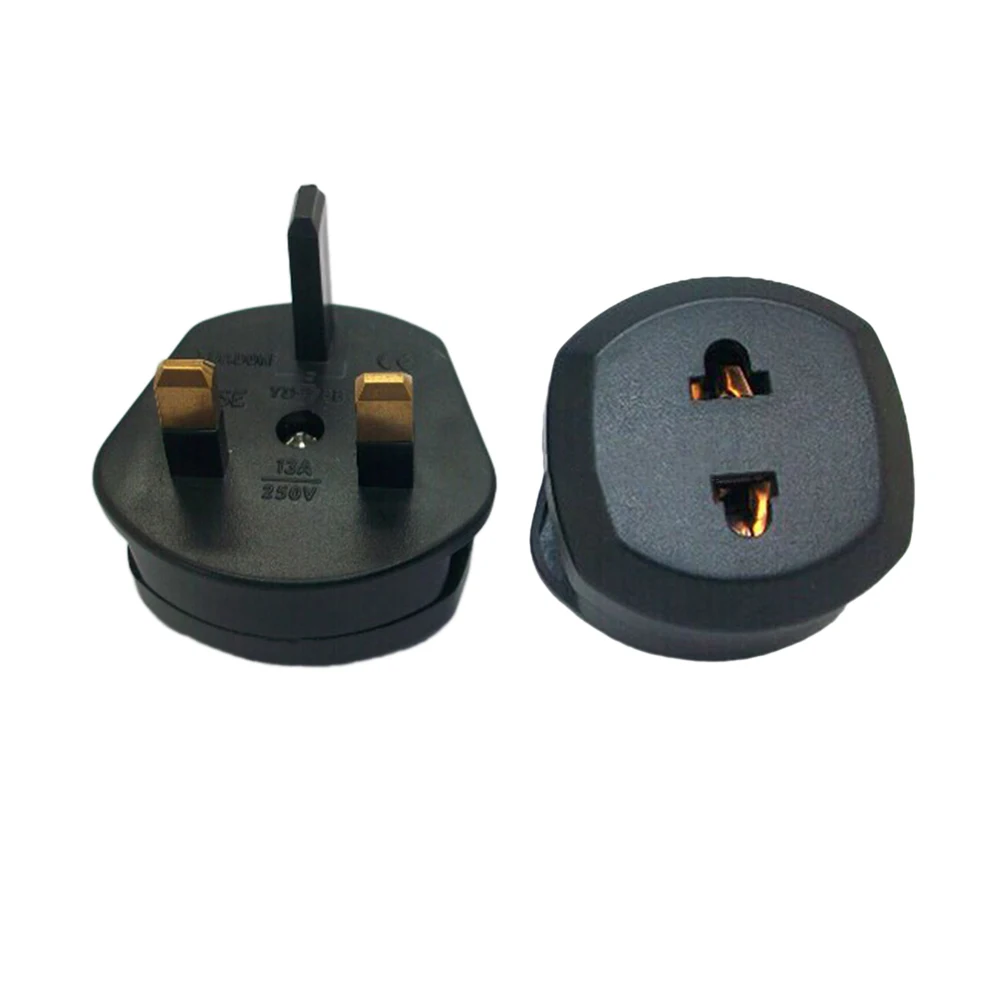 Высокое качество UK Стандартный 2 Pin розетка Великобритании США Plug преобразования для путешествий настенное AC Мощность Зарядное устройство розетки адаптер