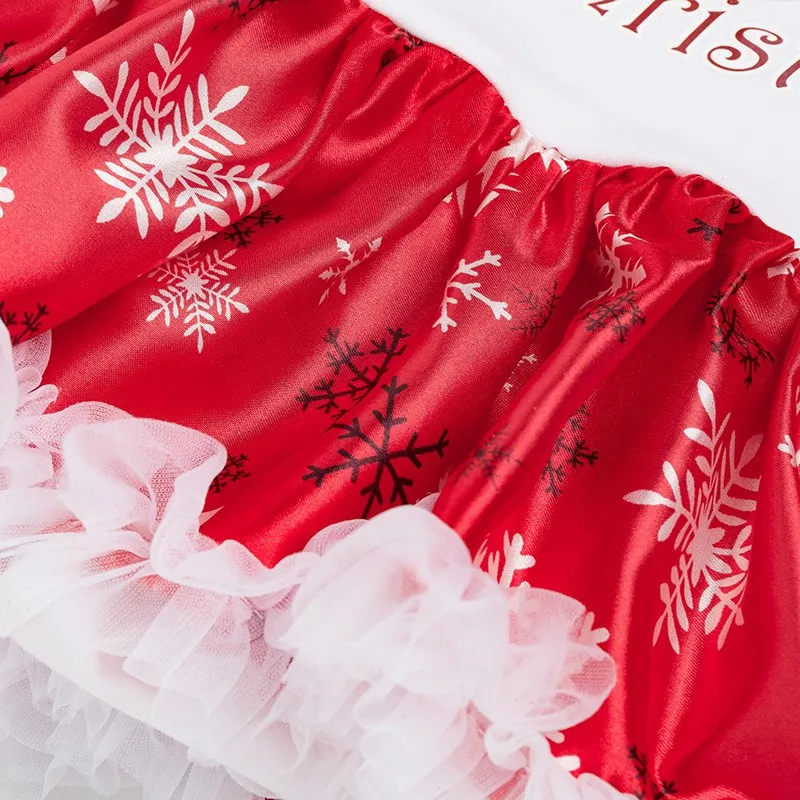 Комбинезон для новорожденных девочек My First Christmas боди с аппликацией в виде оленя +