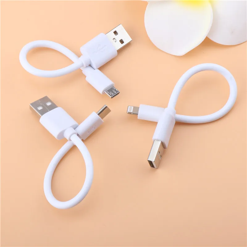 15 см Micro USB кабель type-c для быстрой зарядки и синхронизации данных 8-контактный кабель для зарядки для телефонов Android samsung huawei Xiaomi для iPhone