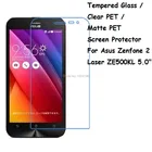 Закаленное стеклопрозрачная ПЭТматовая ПЭТ-защитная пленка для экрана Asus Zenfone 2 Laser 5,0 ZE500KL ZE500KG 5,0