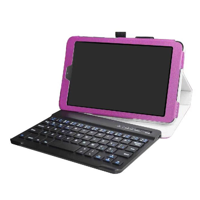 2в1 съемный чехол с клавиатурой Bluetooth для планшета acer Iconia One 10(B3-A40) 10,1 дюймов - Цвет: Purple