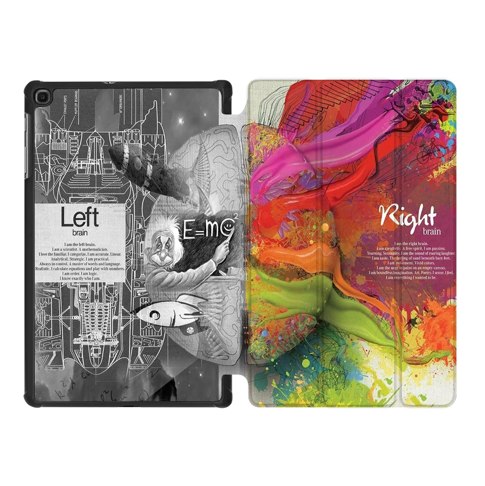 SS11 MTT Graffiti Case For Samsung Galaxy Tab A 10.1 inch SM-T510 T515 Slim PU Leather Flip Fold Stand Tablet Cover coque - Color: SS11