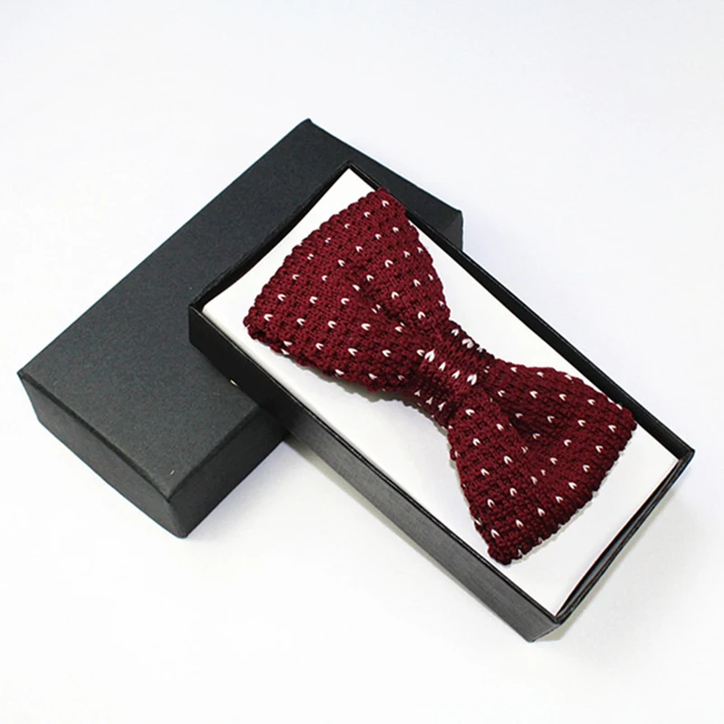 GUSLESON новый стиль для мужчин и женщин мужская вязаная бабочка регулируемая шейный