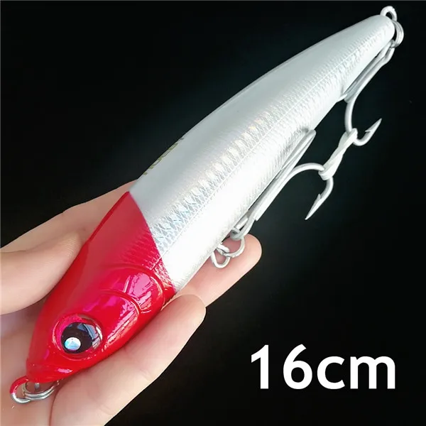 08 9062 16cm Noeby 1 шт. 14 см/70 г 16 см/98 г 18 см/145 г переменная Тонущая Vib приманка-карандаш приманка для рыбалки карандаш Хорошие рыболовные снасти воблеры - Цвет: 08 9062 16cm