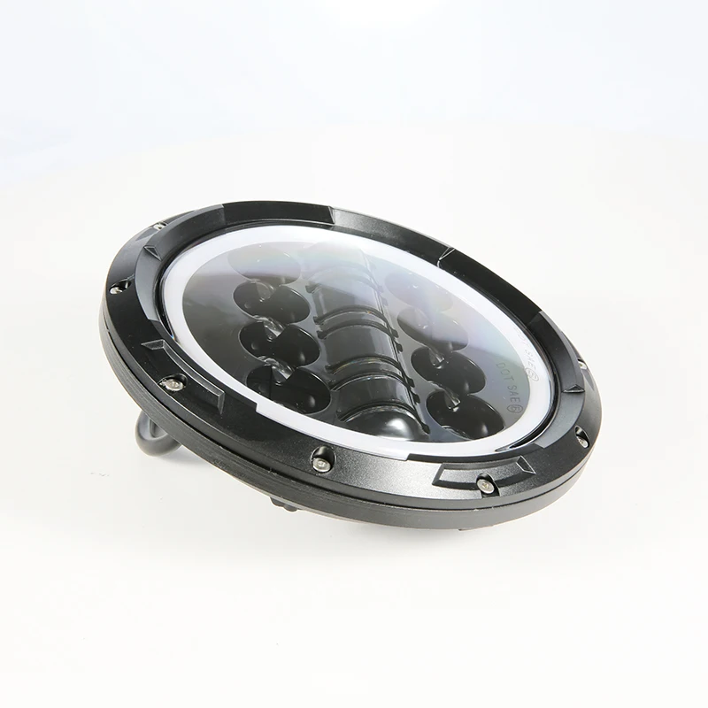 2 шт. 7 &quotRonnd светодиодные фары H4 высокая низкая Beem DRL фара для Jeep Wrangler JK TJ LJ Лада