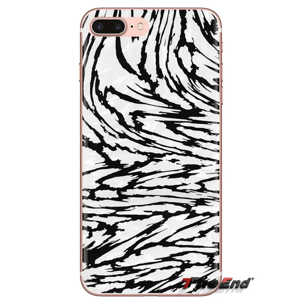 black white lattice Hexagon For Huawei Mate Honor 4C 5C 5X 6X 7 7A 7C 8 9 10 8C 8X 20 Lite Pro Soft Transparent Cases Covers |