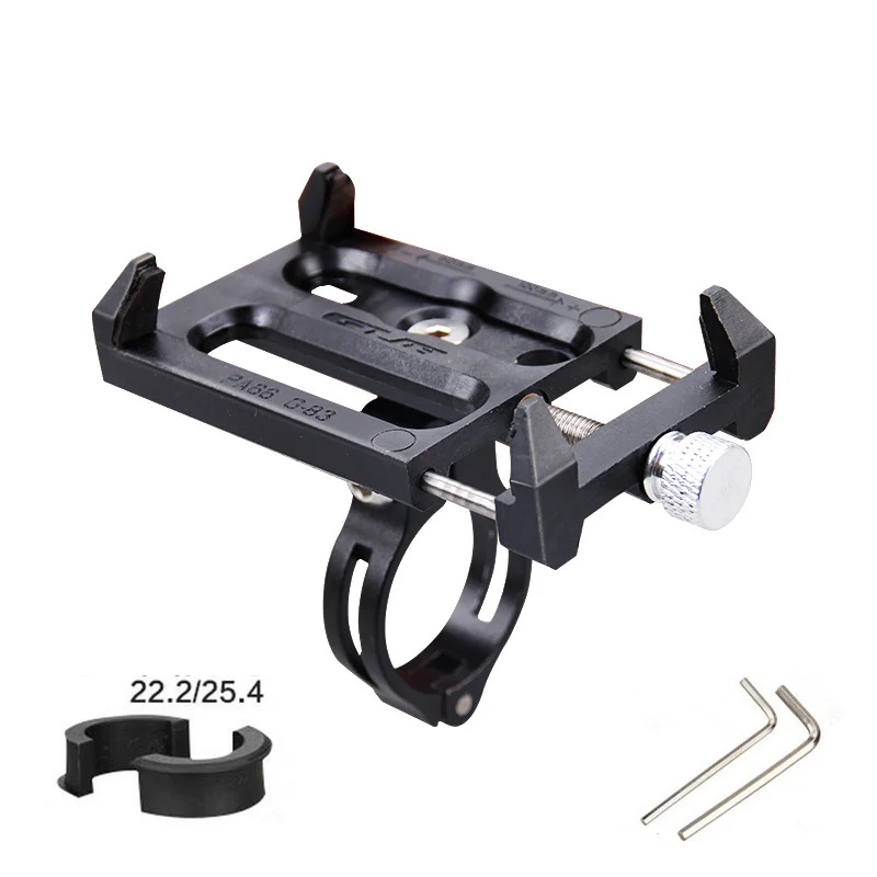 

Bike Bicycle Motorcycle Scooter Handlebar Mount Holder Phone For 3.5 6.2 inch phone MP4 GPS 31.8 25.4 22.2mm handlebar