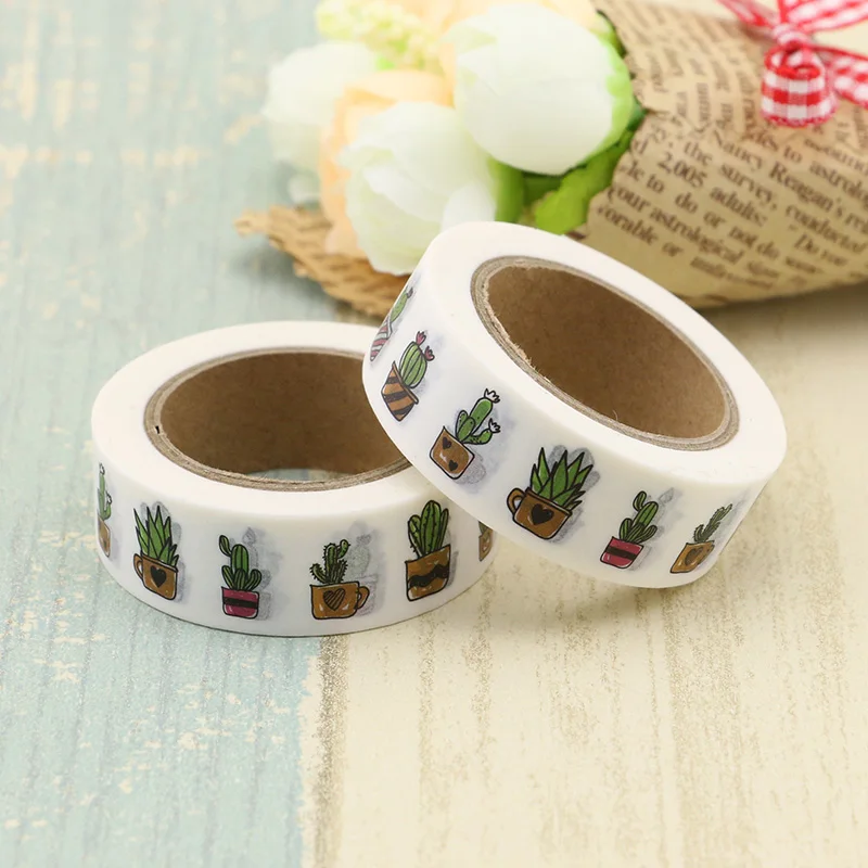 B152 10 м DIY милый Kawaii Единорог васи лента милые животные, листья, футбол маскирующая лента для украшения дома Скрапбукинг дневник - Цвет: B152
