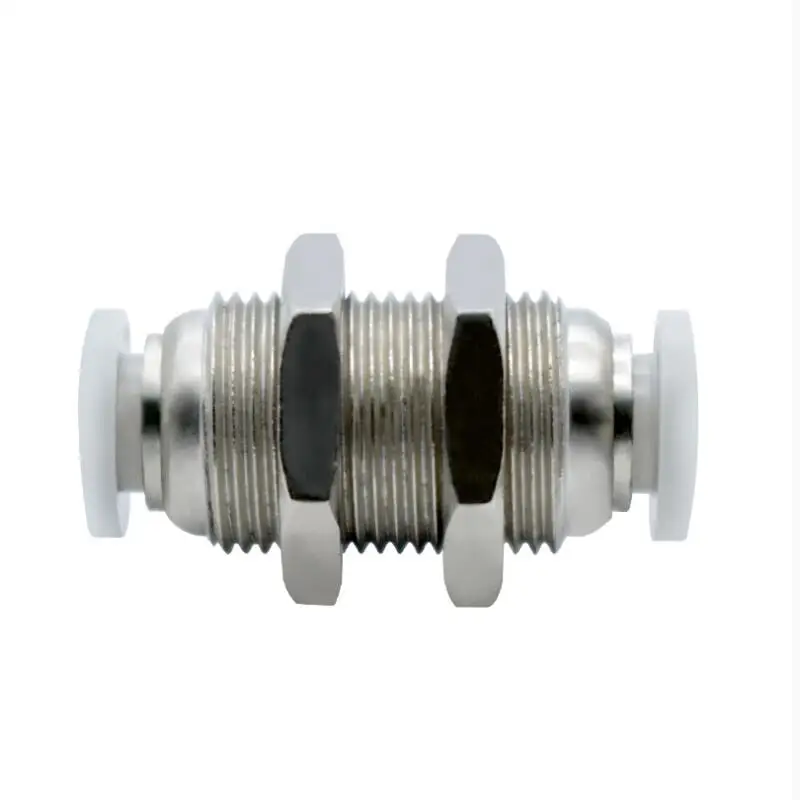 Стандартный пневматический быстроразъемный белый переборочный соединительный