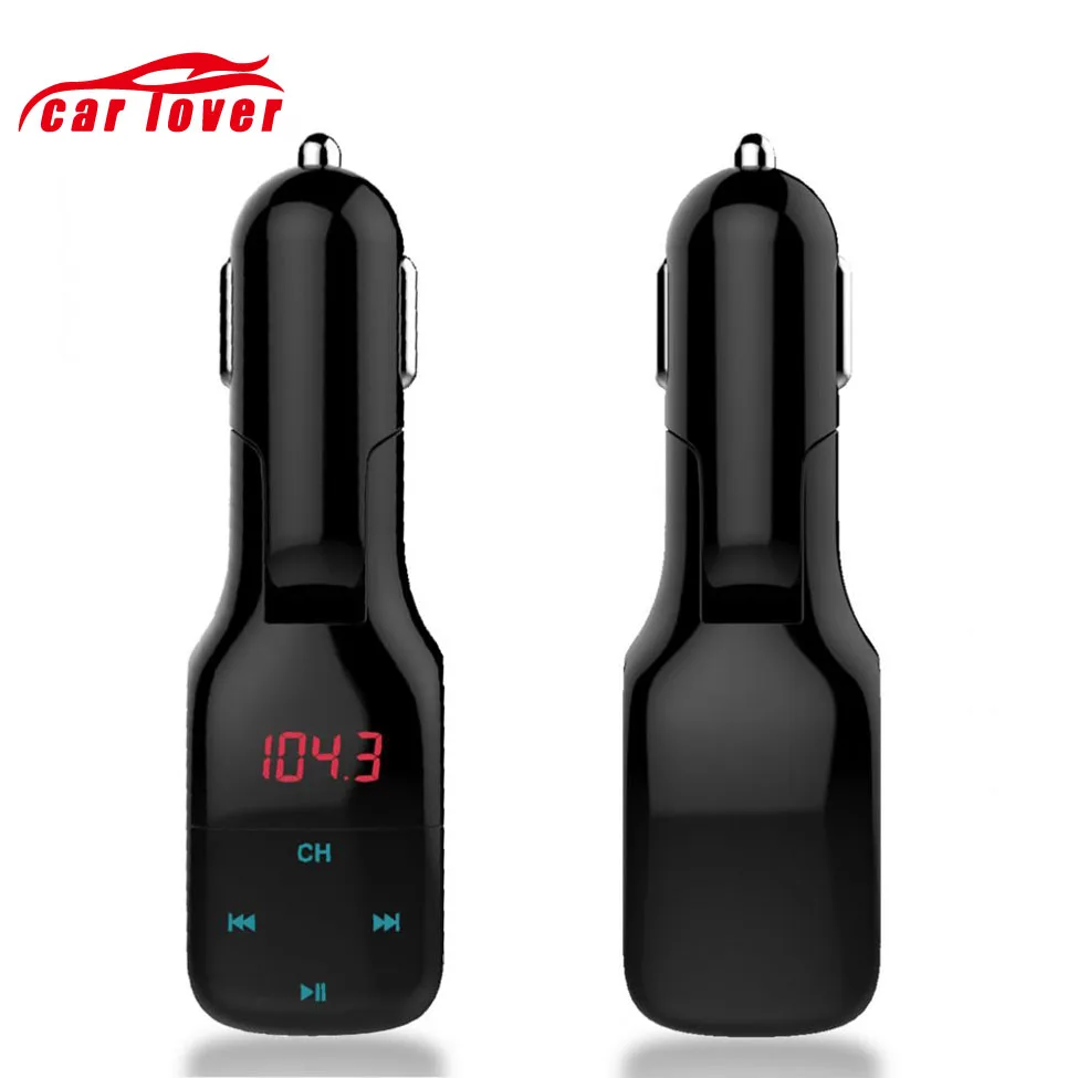 Bluetooth автомобильный комплект беспроводной fm-передатчик громкой связи Hands Free Aux