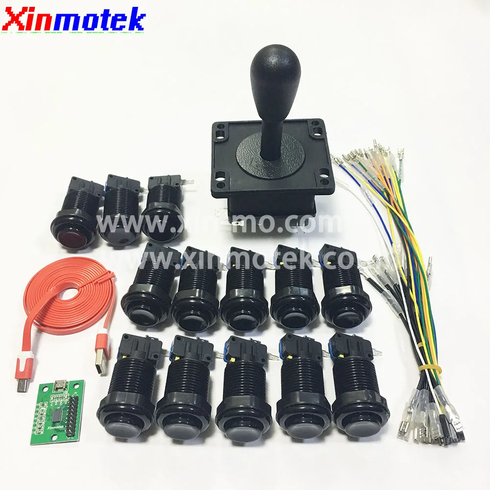 Набор игровых контроллеров для аркадных игр DIY совместим с ПК PS3 Raspberry Pi включая