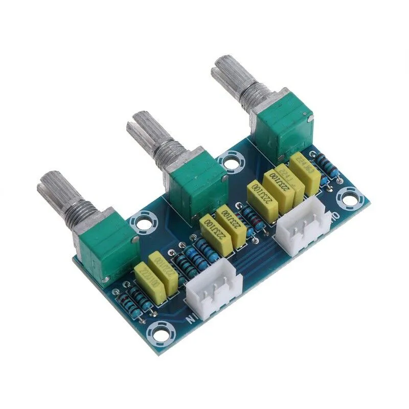 Hi Fi усилитель пассивная тоновая плата тройные басы регулятор громкости Preamp Board JR