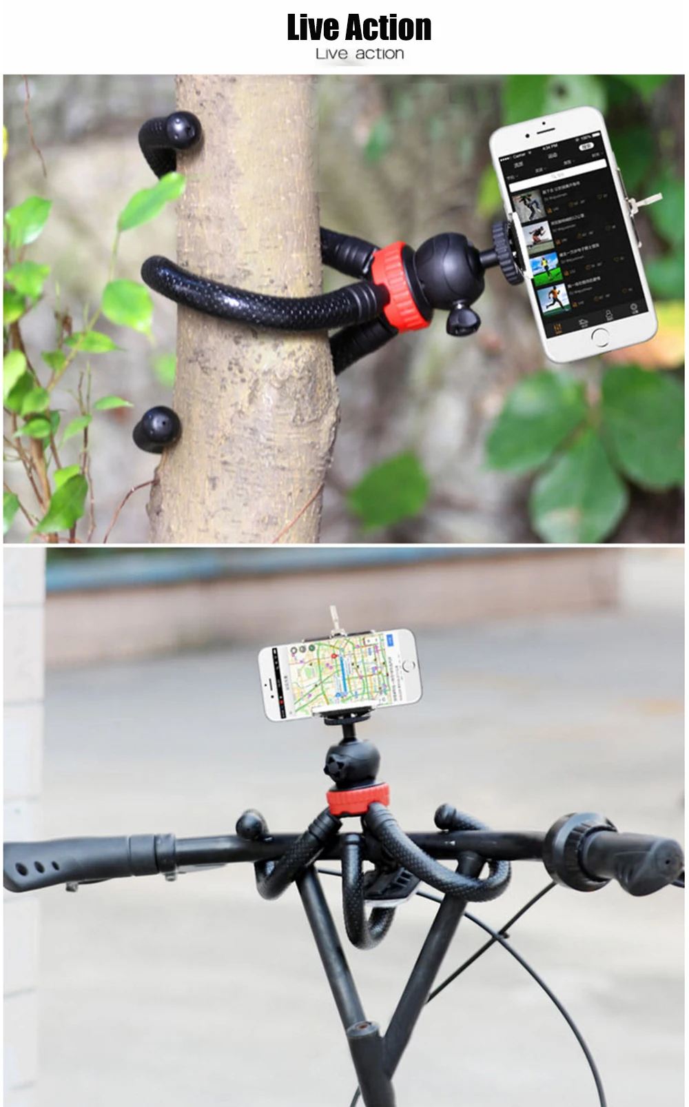 Модный высокоэластичный Многофункциональный штатив Octopus для DSLR SLR камеры Gopro смартфона 360 градусов съемки 1,2 кг Максимальная загрузка