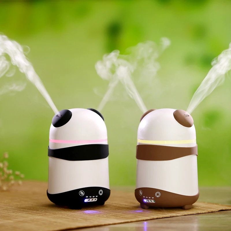 150Ml Cute Cartoon Aroma Diffuser Ultrasonic Panda Air Humidifier Dual Mist Maker Mini Home Desktop Purifier Us Plug Style | Бытовая