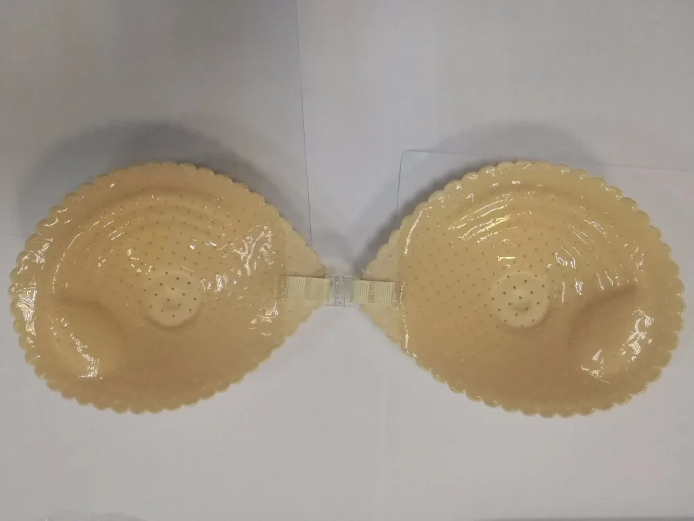2018 Women Self Adhesive Strapless Bandage Blackless Solid Bra Stick Gel Silicone Push Up women's underwear Invisible Bra