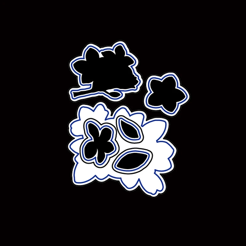 

Flowers and leaves Transparent Rubber Stamp/Seal for DIY Scrapbooking/Photo Album Decorative Card Making Clear Stamps Supplies