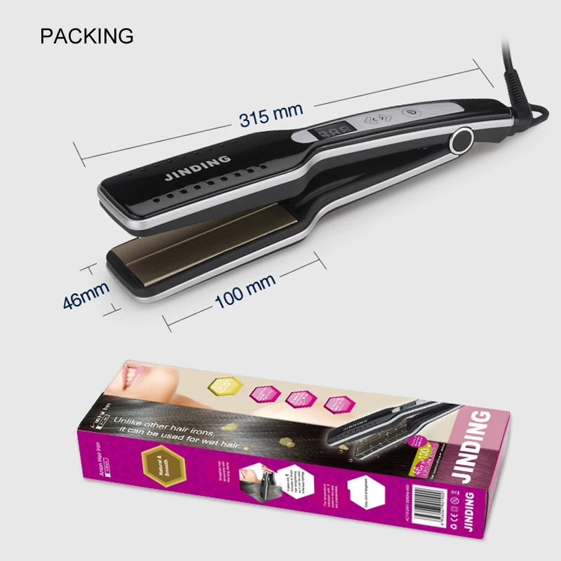 Электрическая машинка для стрижки волос с ЖК дисплеем на вентиляционное