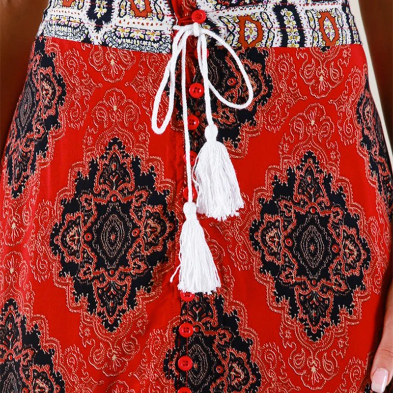 Colysmo Женская длинная юбка с цветочным принтом богемная Boho летние пляжные макси