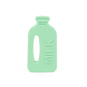 TYRY. HU 1 шт. силиконовый Прорезыватель в форме бутылки с молоком BPA Бесплатно Детские Прорезыватели для зубов Обучающие игрушки DIY Ювелирные изделия Жевательная Подвеска для кормления - Цвет: YYY956-38