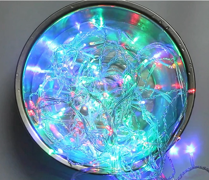 Наружное художественное оформление, 3.5m96leds гирлянда типа занавеса из светодиодной ленты 220 V/110 V свет сада Рождественская гирлянда декоративные огни