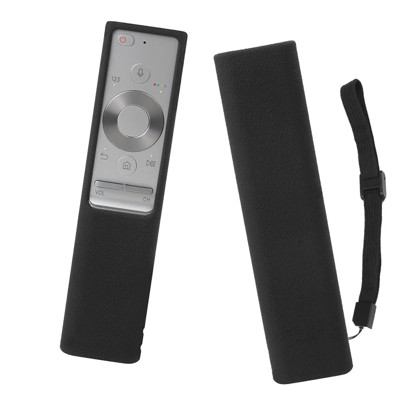 black only case Чехлы для samsung qled Телевизор smart bluetooth дистанционное управление BN59-01270A BN59-01265A BN59-01291A SIKAI Чехол ударопрочный нескользящий - Цвет: black only case