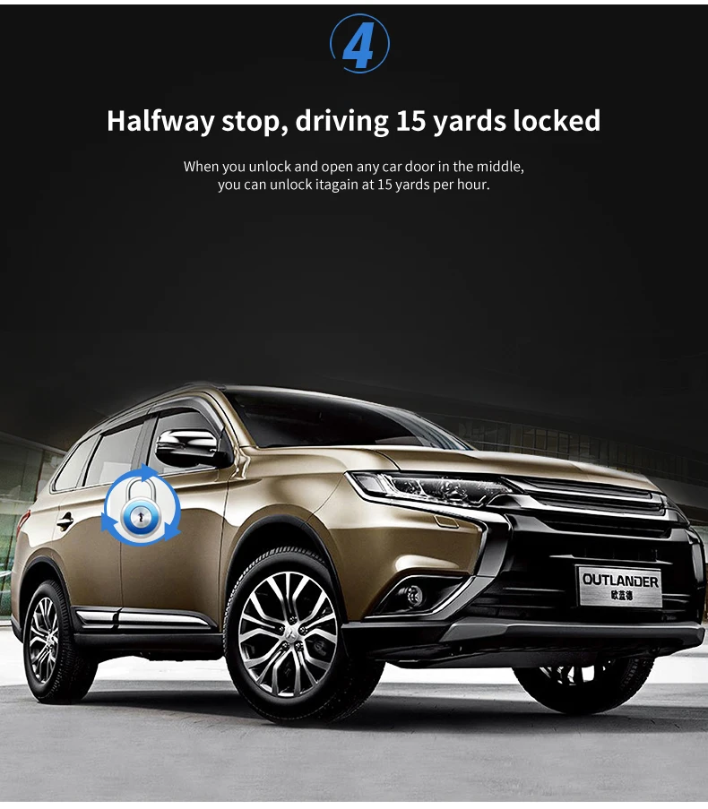 Скоростной замок подходит для Mitsubishi xpander с автоматической интеллектуальной безопасности
