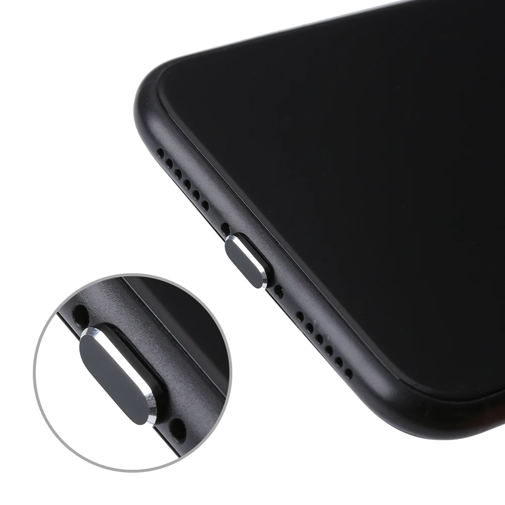 Металлическая Пылезащитная заглушка для iPhone X XR Max 8 7 6S Plus универсальный