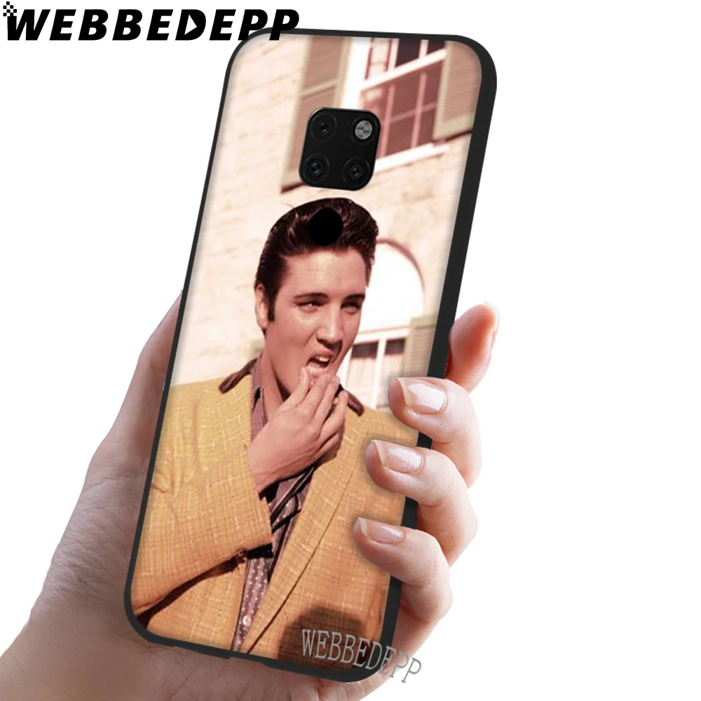 WEBBEDEPP Elvis Presley мягкий чехол для Huawei Honor 6 7A Pro 7C 8C 7X 8X 8 9 10 lite Note10 | Мобильные телефоны и
