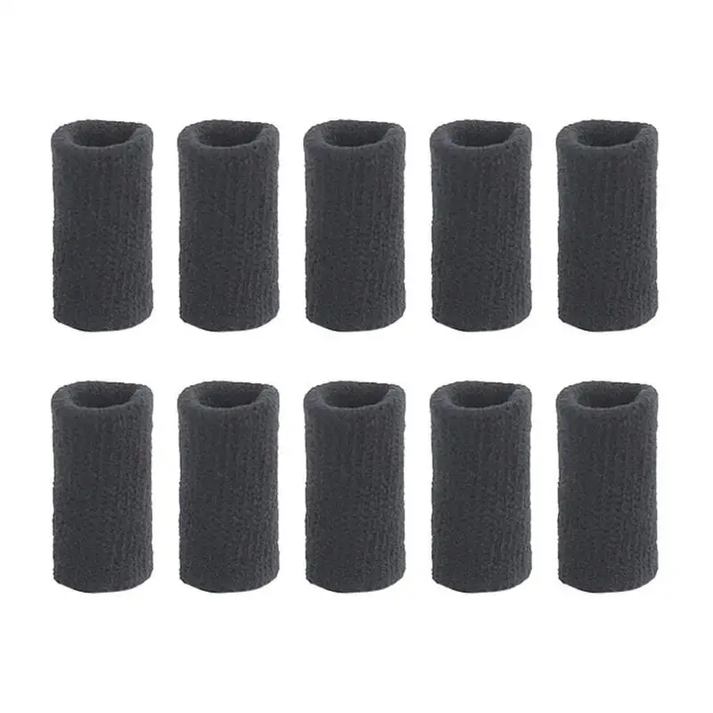 10pcs Stretch Sports Finger Sleeves Arthritis Outdoor Finger Support Guards Basketball Beach Volleyball Finger Protection Care