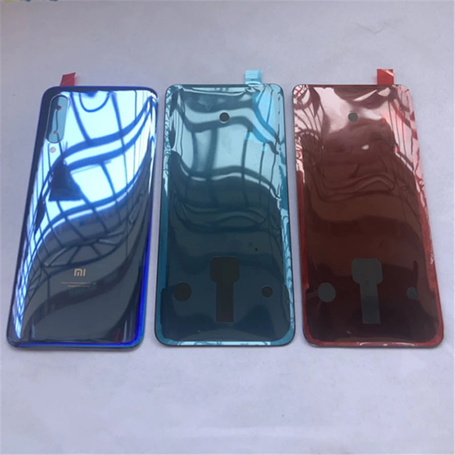MI9 Gorilla glass 5 Задняя стеклянная крышка для Xiaomi Mi 9, запасная задняя дверь Жесткий Чехол для батареи, задняя крышка корпуса