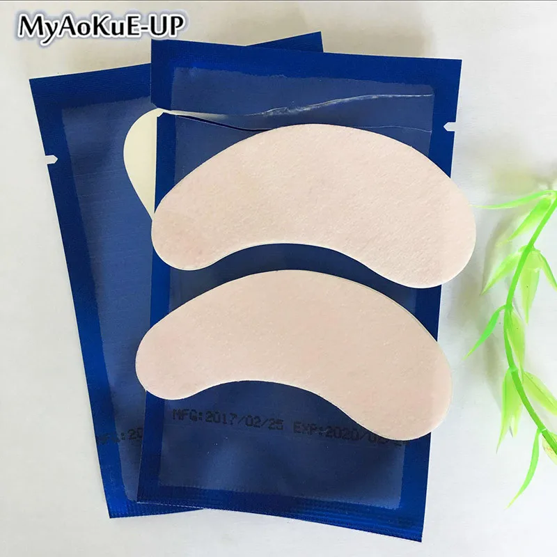 Одноразовые накладки для ресниц MyAoKuE 50 пар патчи искусственных свободные