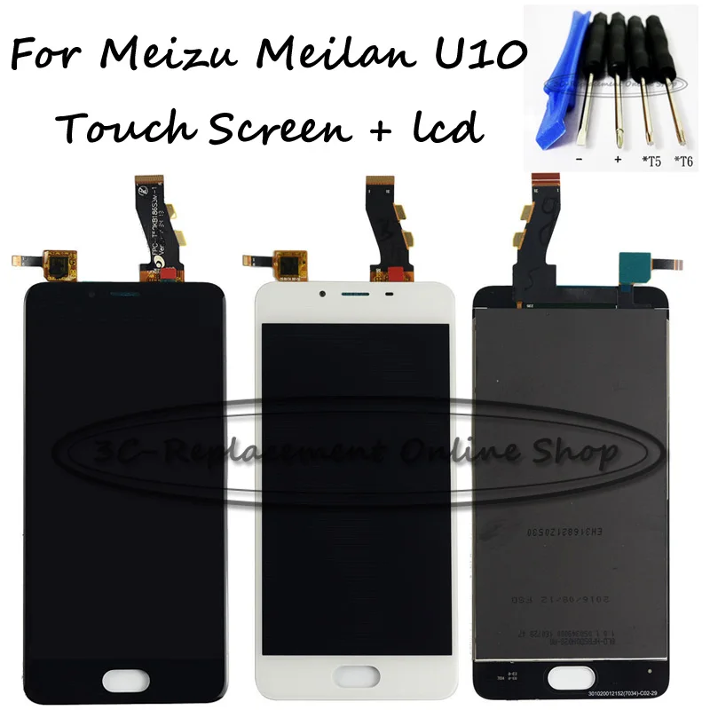 5 0 дюймовый Meizu U10 ЖК дисплей сенсорный экран датчик + инструменты 100% новый