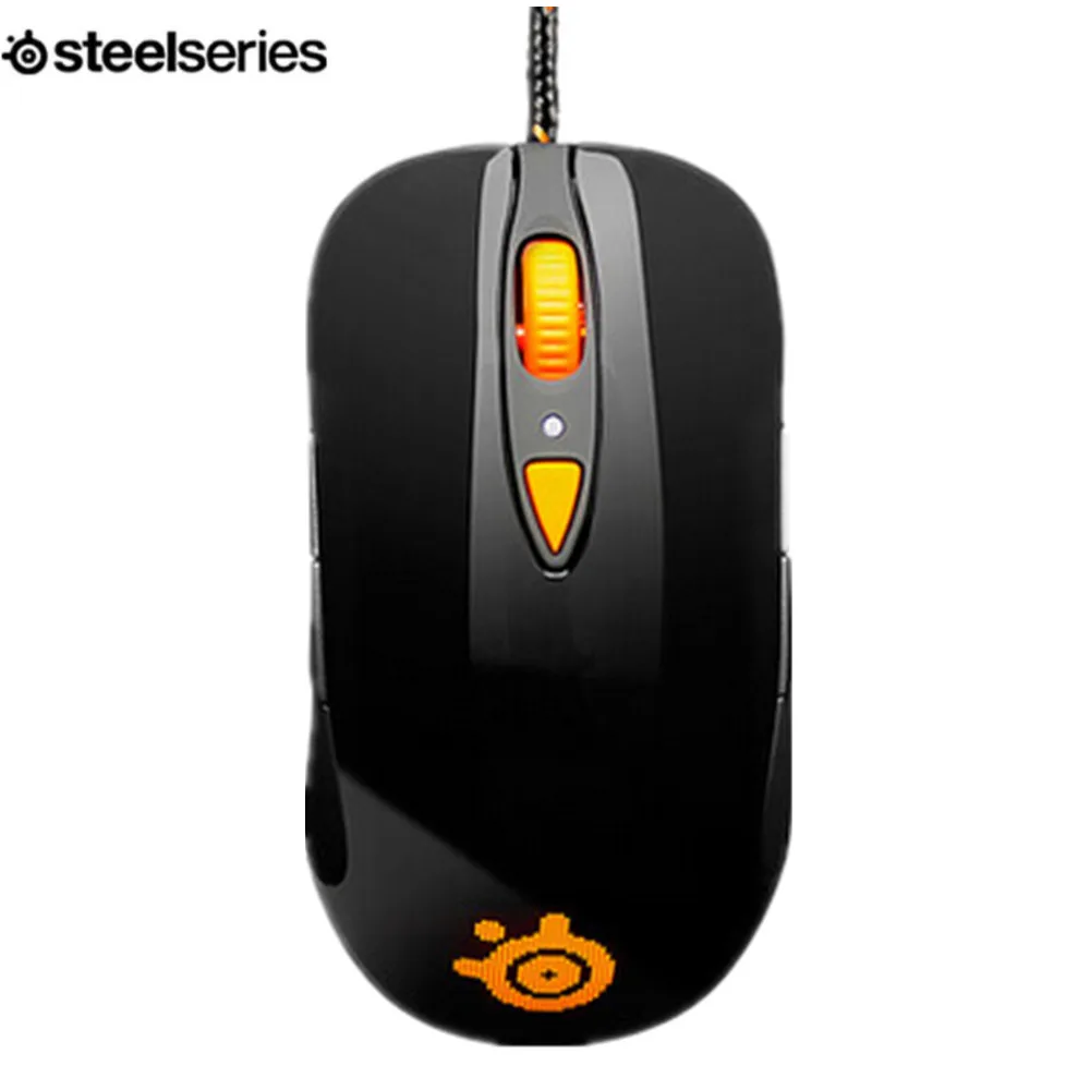 Оригинальная игровая мышь Steelseries сэнсэй Сырой Горячий оранжевый выпуск Steelseries двигатель Steelseries лазерная мышь