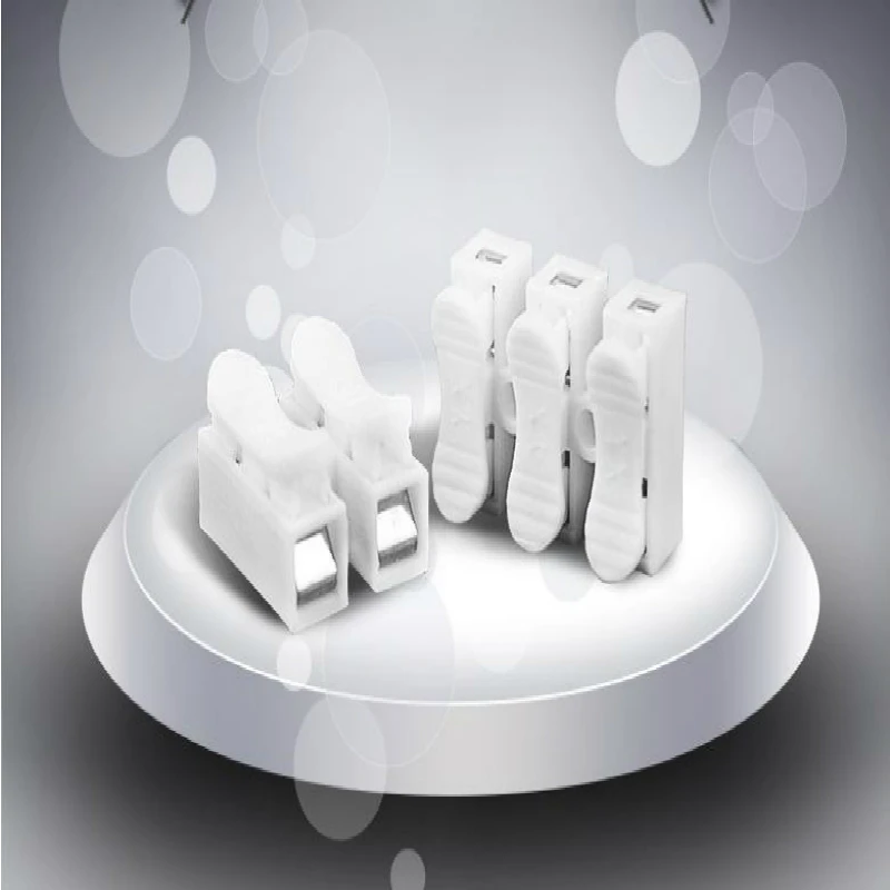 Пружинный соединительный провод 2p 10 шт. без сварки винтов быстрый соединитель зажим кабеля Клеммная колодка