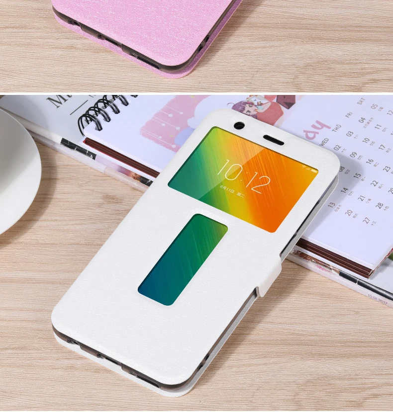 Откидная крышка с окошком для lenovo A5, чехол, Магнитный кожаный чехол для lenovo A5, подставка, Защитная сумка для телефона чехол s Fundas