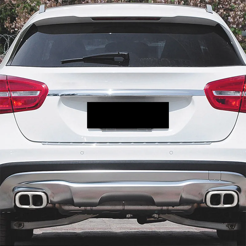 2 шт. хромированные автомобильные выхлопные газовые газоны для Mercedes Benz класса GLA