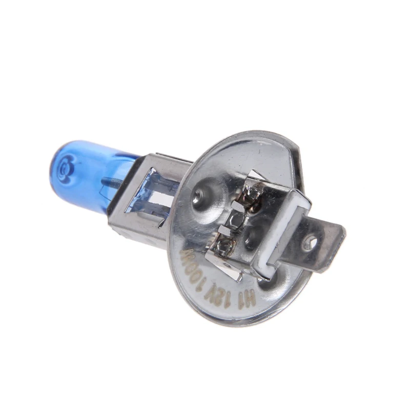 1 пара автомобисветильник фар H1 лампа супер белая автомобильная 100 Вт