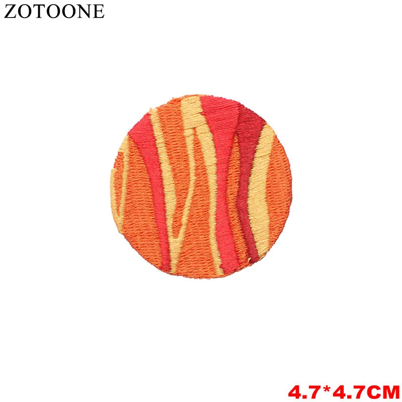 ZOTOONE НЛО принт в виде звезд заплаты вышивки утюг на патчи для одежды Бесплатная