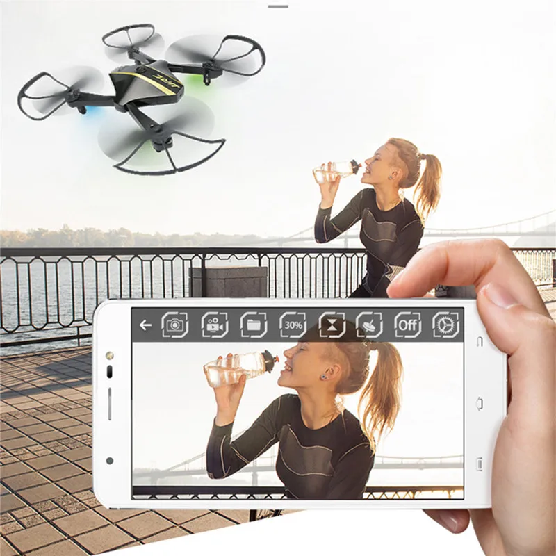 JJRC H44WH Радиоуправляемый Дрон 720P камера Wi Fi FPV складной селфи с широкоугольной HD