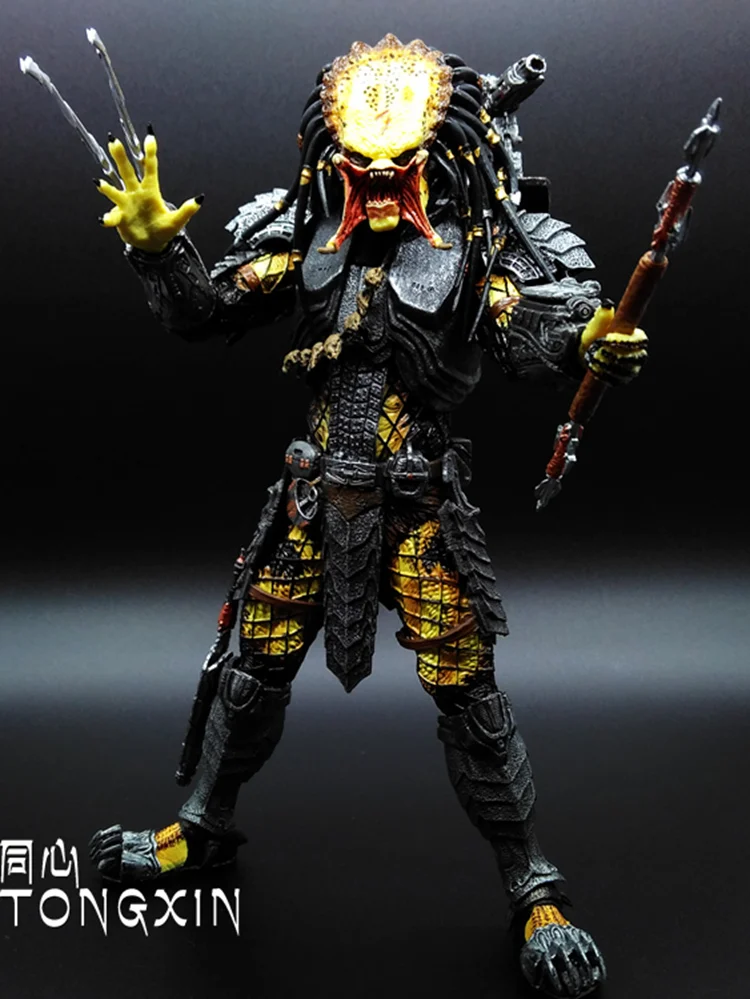 NECA AVP Aliens vs. Predator серия Young Blood/Elder Predator Охотник на змею фигурка игрушки 18 см